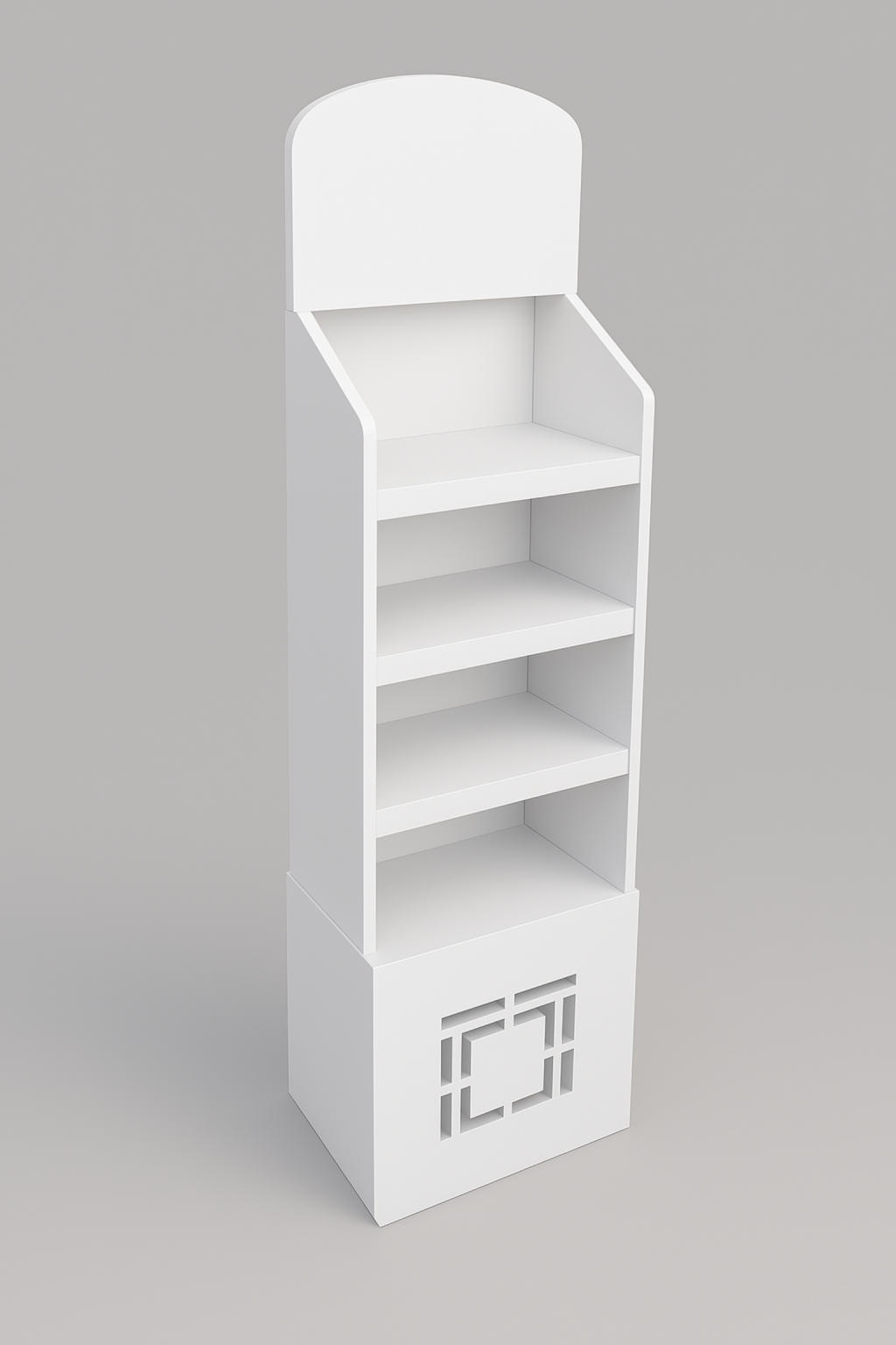 Digital 3D render of the display unit